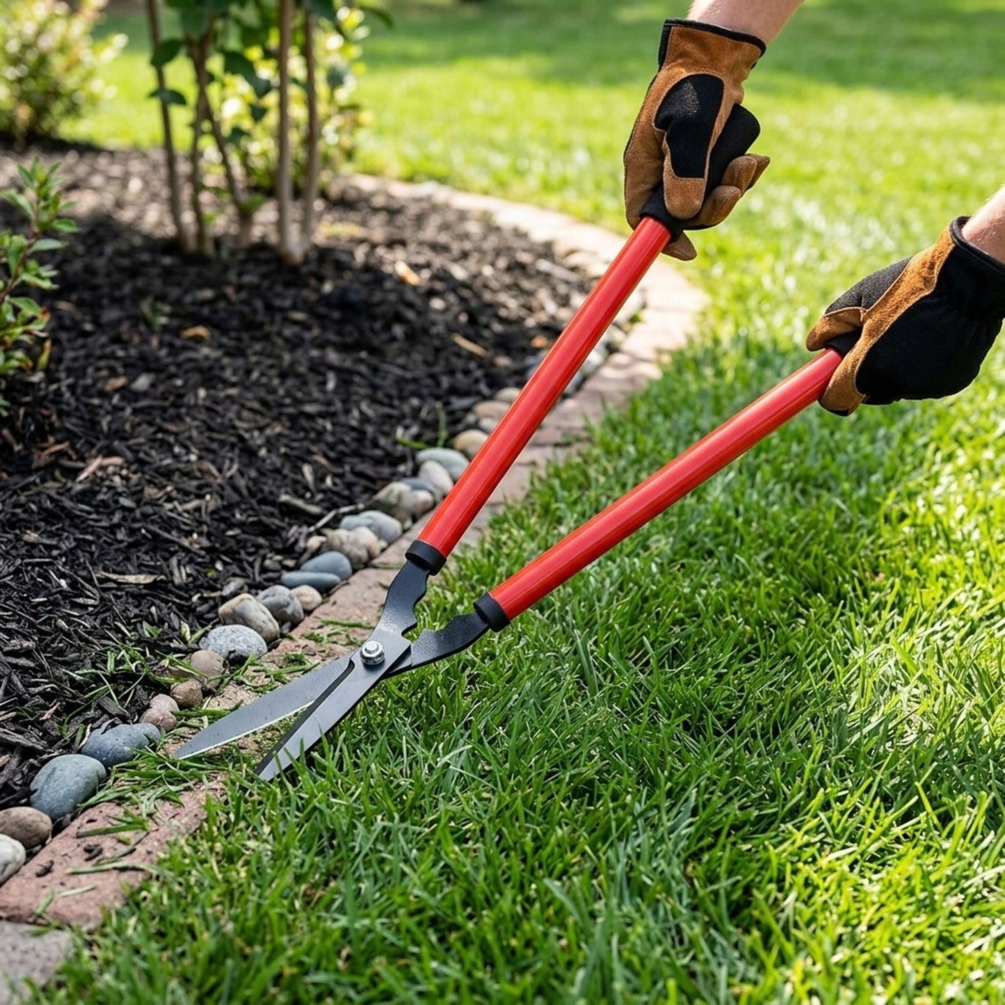 Lawn Edging Shears | Long Handle Garden Border Trimmer