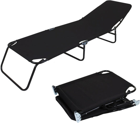 AAMEN Nevada Folding Sun Lounger – Portable, Multi-Position Outdoor Recliner for Relaxation