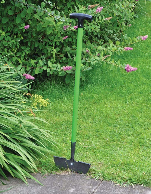 Load image into Gallery viewer, AAMEN Heavy Duty Half-Moon Lawn Edging Tool – Carbon Steel Garden Edger

