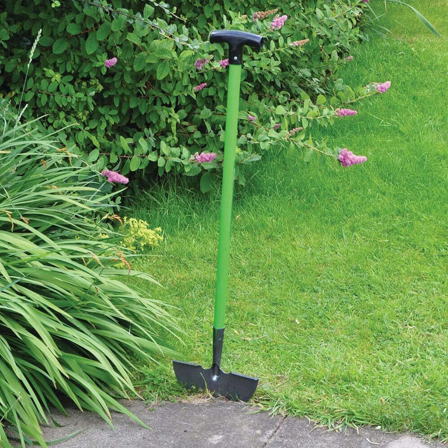 AAMEN Heavy Duty Half-Moon Lawn Edging Tool – Carbon Steel Garden Edger
