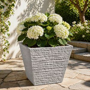 Slate Effect Garden Planter (Small) – Perfect for Herbs & Bedding Plants
