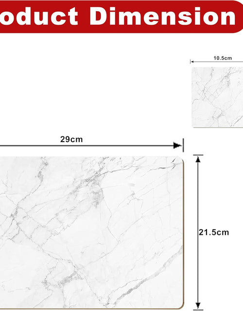 Load image into Gallery viewer, AAMEN 8-Piece Heat Resistant Cork Table Mats – Marble Placemats &amp; Coasters Set
