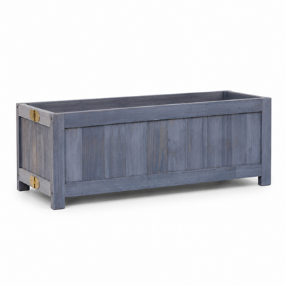 Natural Wooden Raised Bed Planter for Garden and Patio