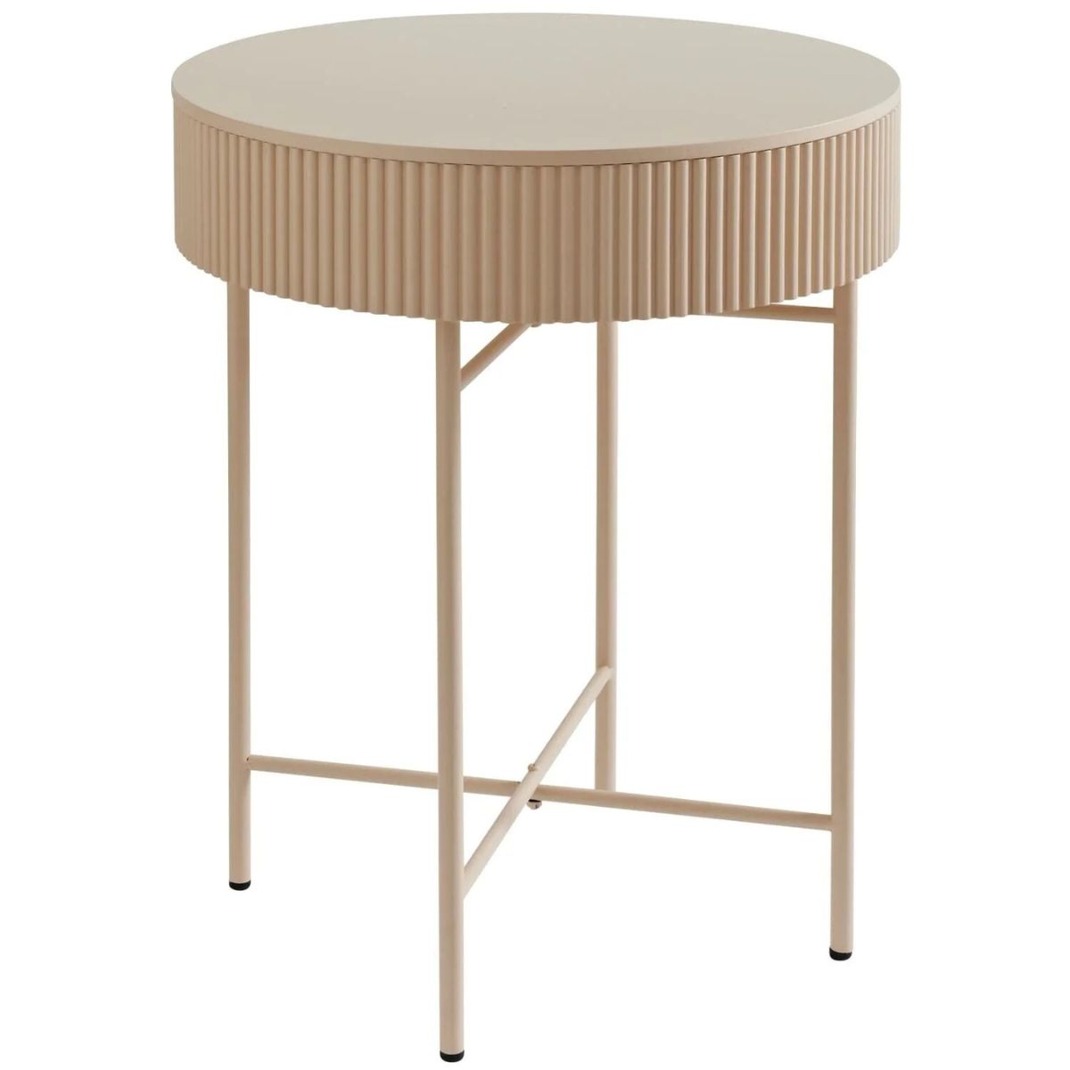 Modern Oak-Effect Bedside Table with Hidden Storage Drawer