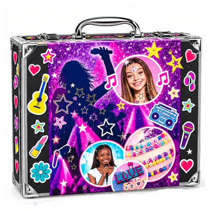 AAMEN Kids Beauty Craft Set with Nail Stickers & Beads