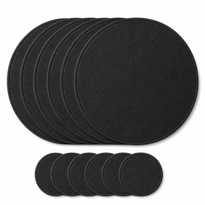 Round Placemats and Coasters Set of 8