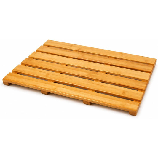 Natural Bamboo Bathroom Duckboard Mat