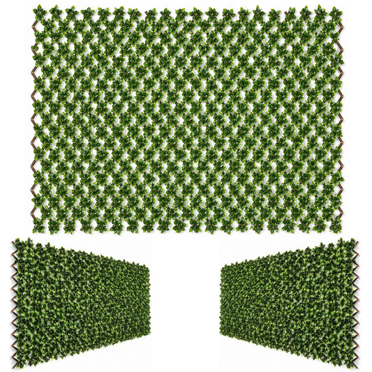 Artificial Laurel Leaf Privacy Screen - 1 x 2m