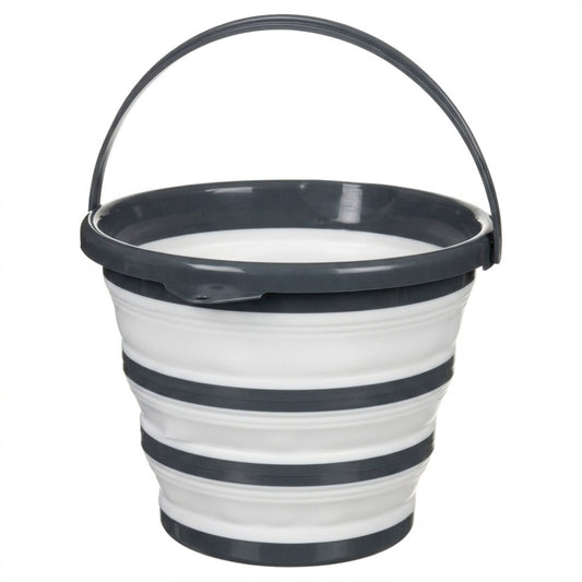 Collapsible Bucket with Handle for Camping and Cleaning