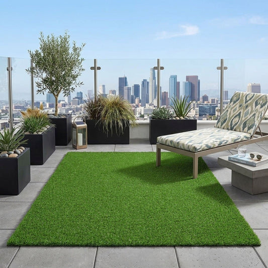 Heavy Duty Artificial Grass Rug – Stylish Outdoor Fake Turf Carpet