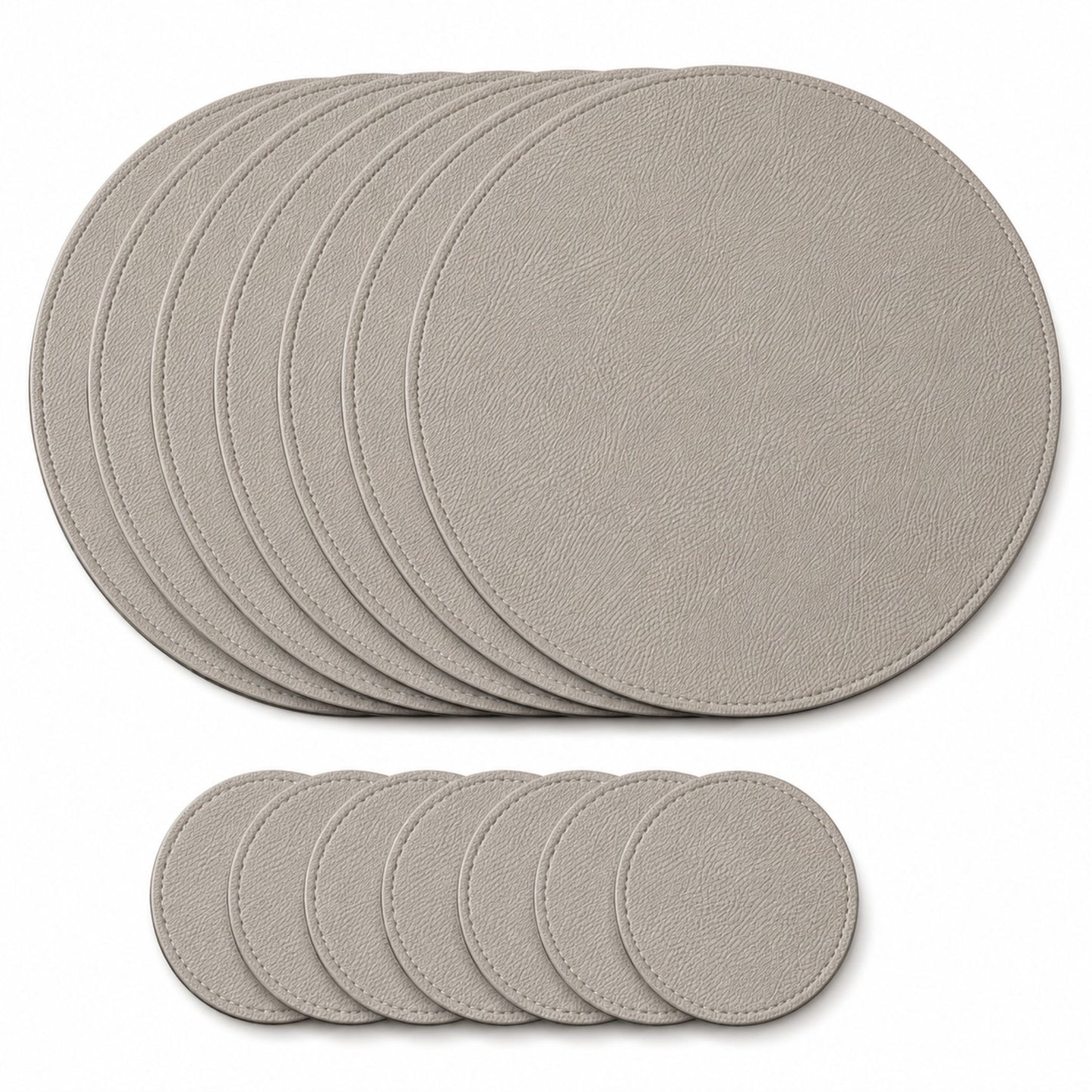 Round Placemats and Coasters Set of 8