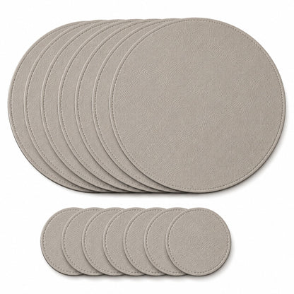 Round Placemats and Coasters Set of 8