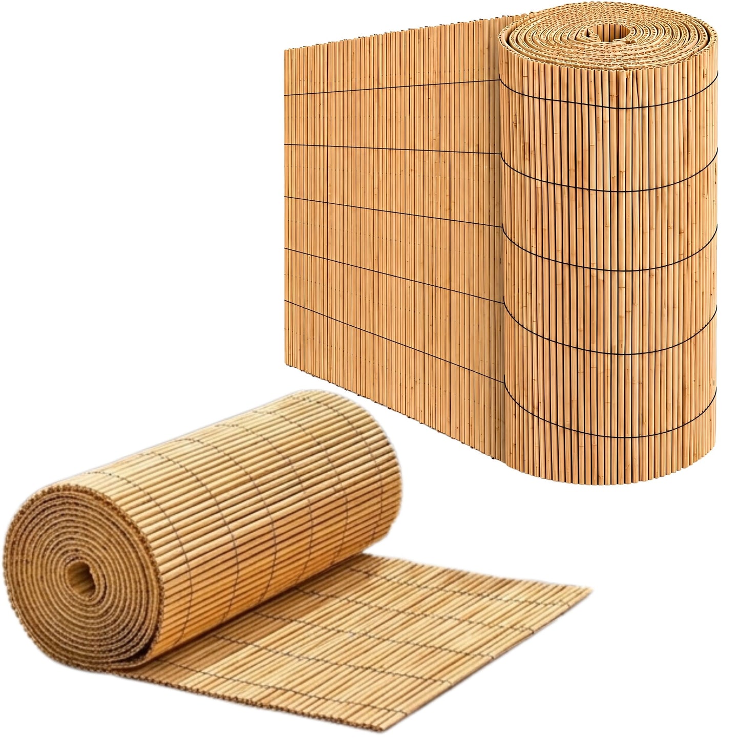 Natural Bamboo Reed Fence Screening Roll