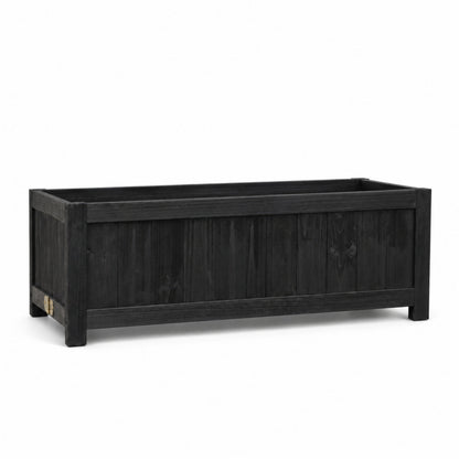 Natural Wooden Raised Bed Planter for Garden and Patio