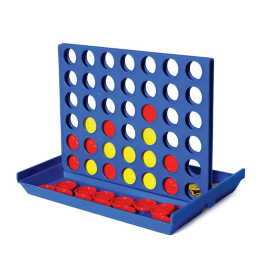 Portable Four in a Line Game for Kids Family Travel Board Game