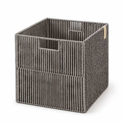 Woven Rope Storage Cube Basket