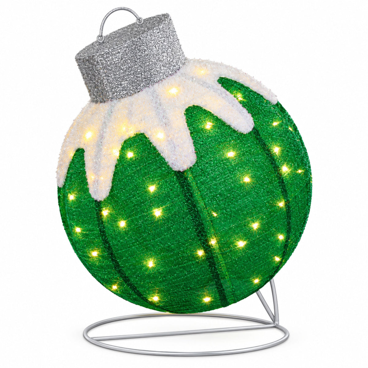 60 LED Collapsible Bauble Light 60 LEDs Mains Operated