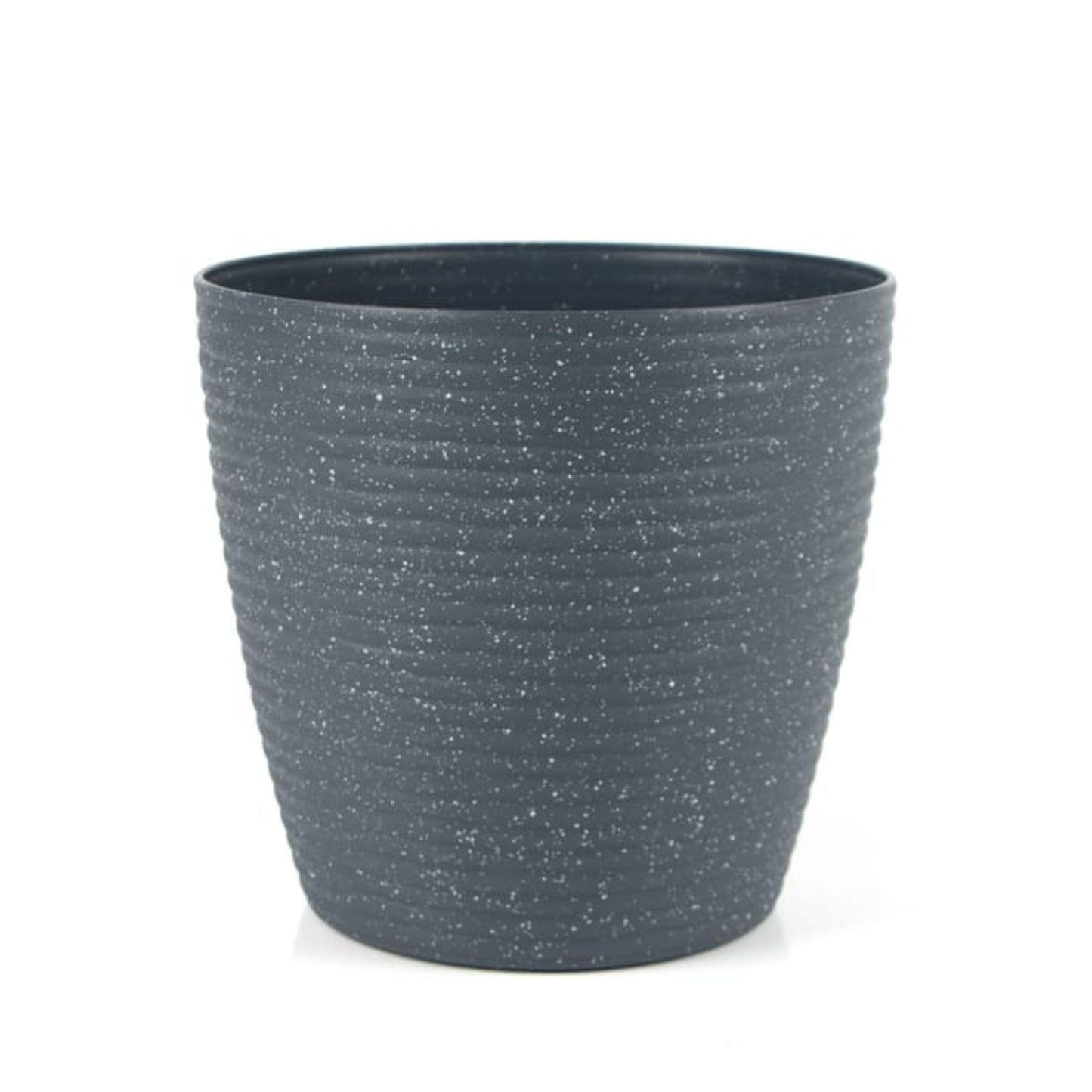 Thread Plastic Planter, Indoor Outdoor Speckled Planter