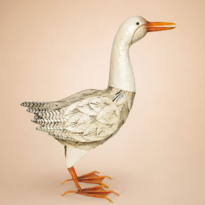 Decorative Metal Ornamental Duck Garden Ornament Outdoor Animal Sculpture