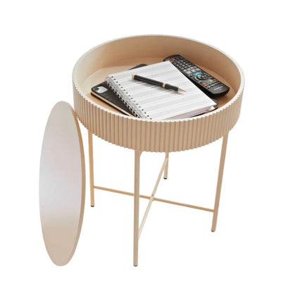 Modern Oak-Effect Bedside Table with Hidden Storage Drawer