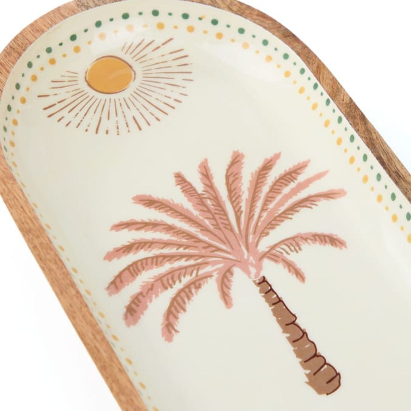 Mango Wood Oval Tray for Serving and Table Display