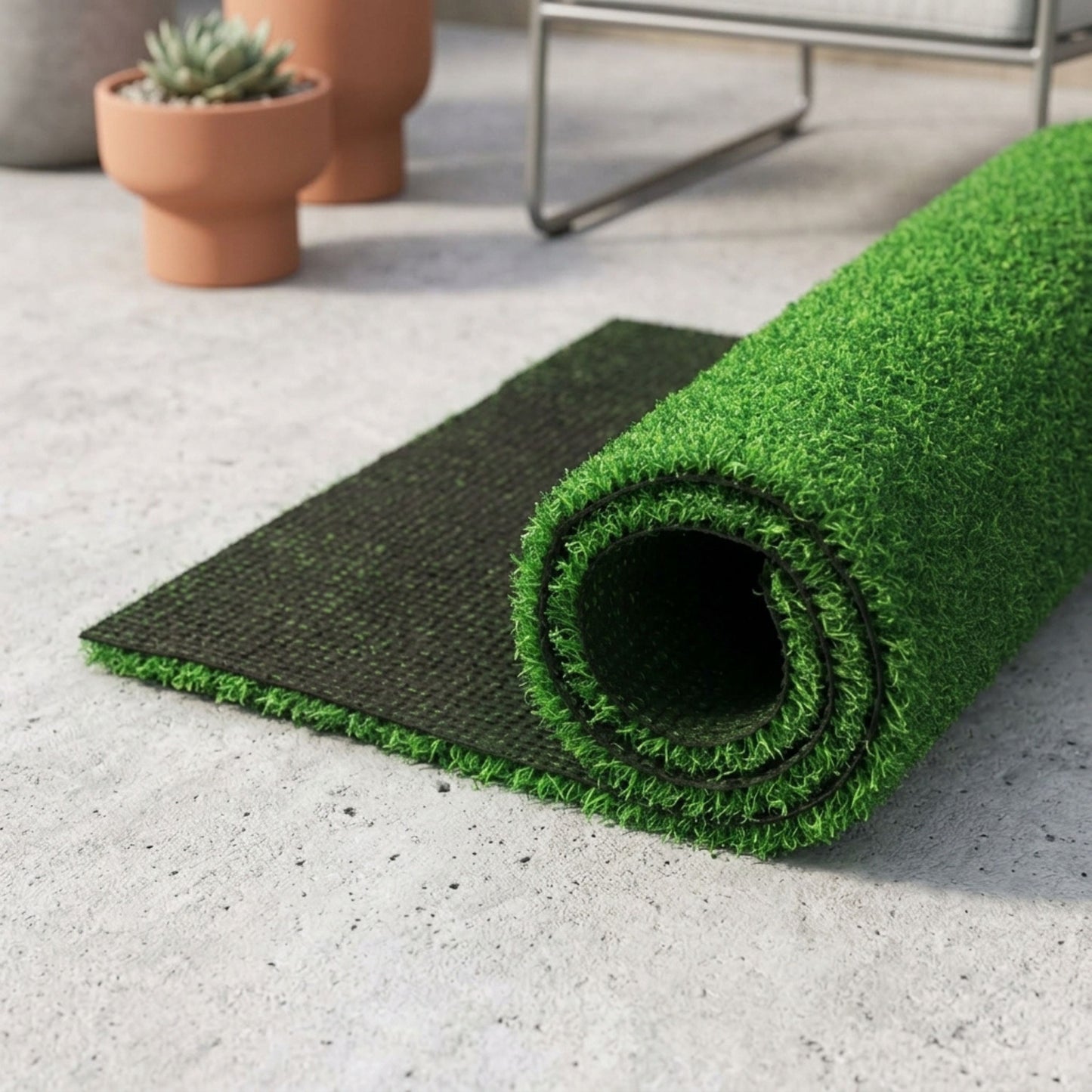 Heavy Duty Artificial Grass Rug – Stylish Outdoor Fake Turf Carpet