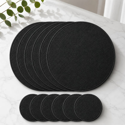 Round Placemats and Coasters Set of 8
