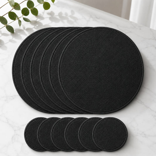 Round Placemats and Coasters Set of 8