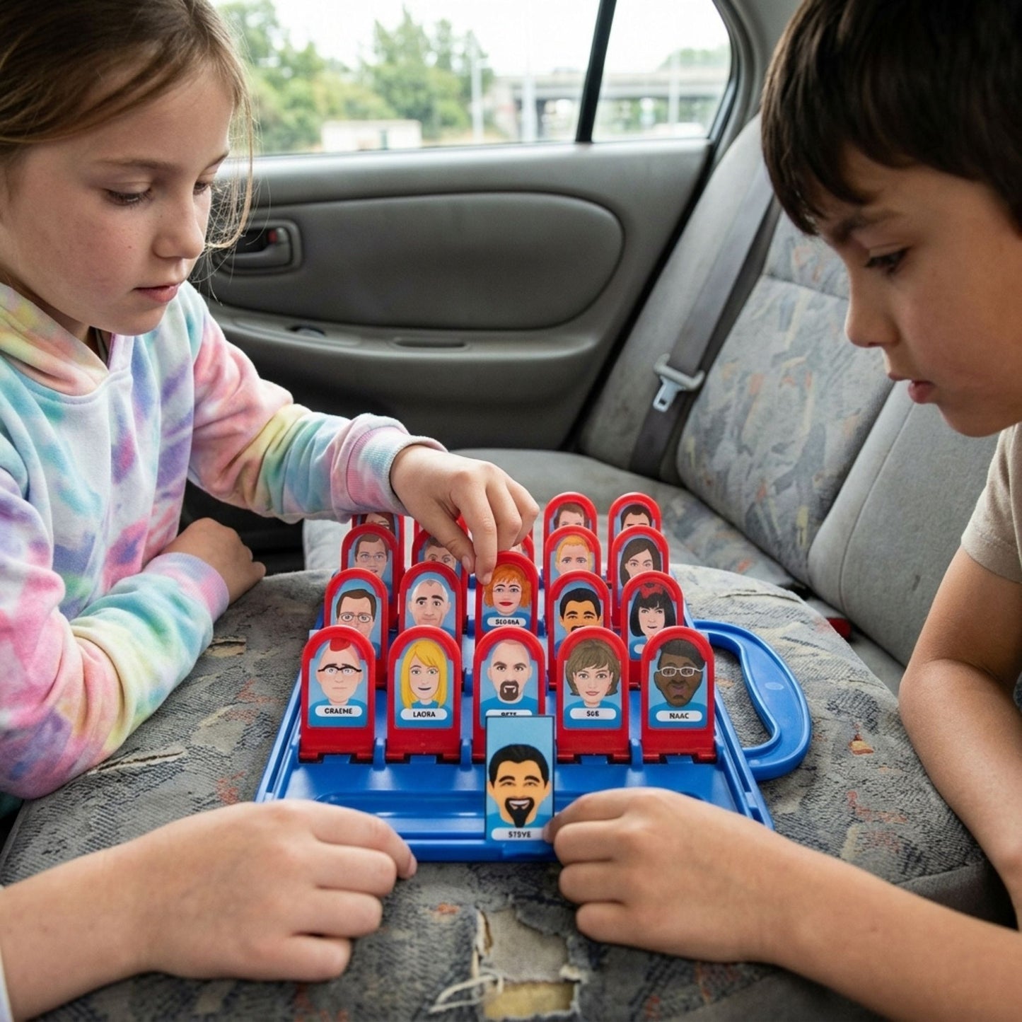 Who Is It Board Game Kids Funny Face Guessing Family Game