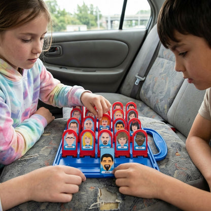 Who Is It Board Game Kids Funny Face Guessing Family Game